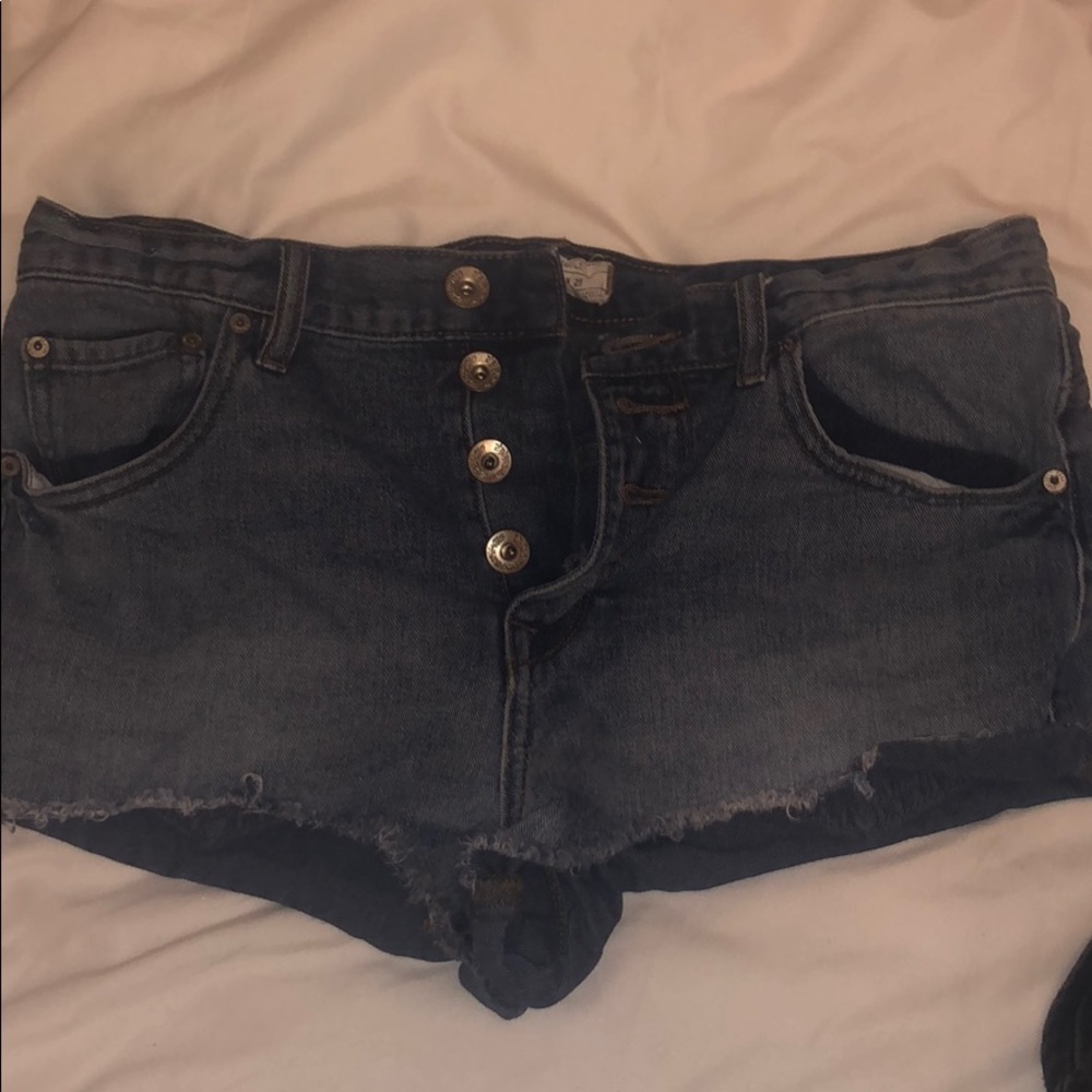 Free people high wastes shorts